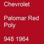 Preview: Chevrolet, Palomar Red Poly, 948 1964.